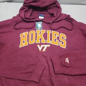NWT‎ OBV Virginia Tech Hokies Hoodie Men VT Hooded Sweatshirt Size 2XL